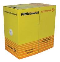 Кабель UTP 4х2х26AWG кат.5 омедн. алюм. (уп.305м) PROCONNECT LIGHT 01-0048-3