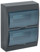 Корпус ЩРН-П-24 Krepta 3 IP41 навесной пластик. черн. IEK MKP12-N-24-41-K02