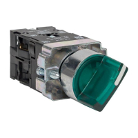 Переключатель BD21 2P с зел. подстветкой 230В NO PROxima EKF xb2-bk21-g-230