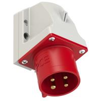 524-6 PCE Вилка настенная 32А/400V/3P+E/IP44