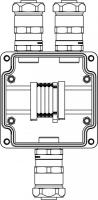 Коробка клеммная Ex из GRP; 1Ex e IIC T5 Gb IP66; клеммы 4кв.мм - 5шт.; А/C: ввод D10.5-18мм под небронированный кабель в металлорукаве Dt20мм. Ni - 3шт. DKC 1231.031.20.001