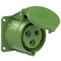 323-2 PCE Розетка встраиваемая 32A/50-500V/1P+N+E/IP44