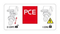 7813-6 PCE Розетка настенная с выключателем и блокировкой 16A/230V/1P+N+E/IP44, с держателем предохранителя (предохранитель не укомплектован)