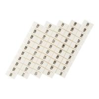Маркеры для JXB-ST 1.5 с нумерацией 100-150 (уп.100шт) PROxima EKF zb-st-1.5-100-150