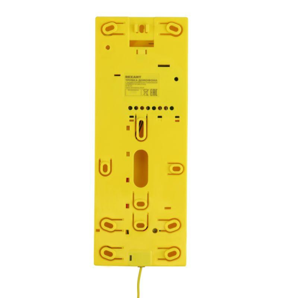 Трубка домофона с индикатором и регулировкой звука RX-322 желт. Rexant 45-0322