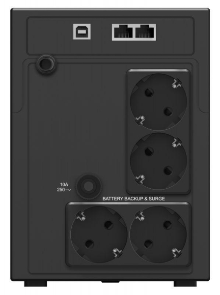 Источник бесперебойного питания Smart Power Pro II Euro 1200 720Вт 1200В.А черн. IPPON 1029740