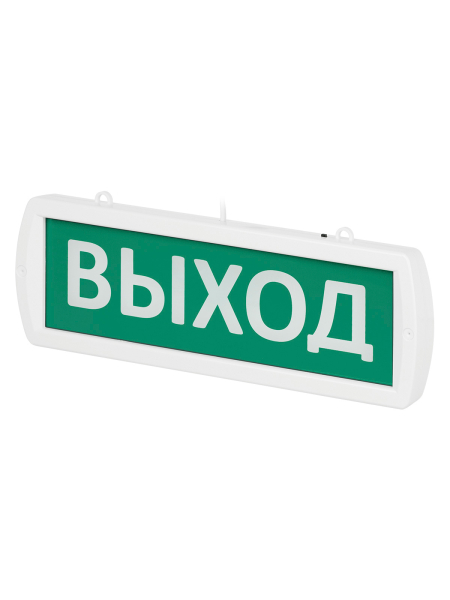 Оповещатель охранно-пожарный световой Топаз-220-РИП-Д "Выход" 220 В, 6ч, IP52 TDM