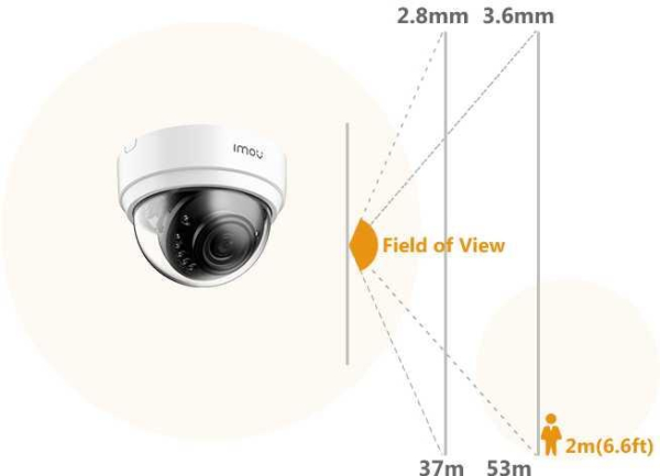 Видеокамера IP Dome Lite 2MP 3.6-3.6мм IPC-D22P-0360B-imou корпус бел. IMOU 1189570