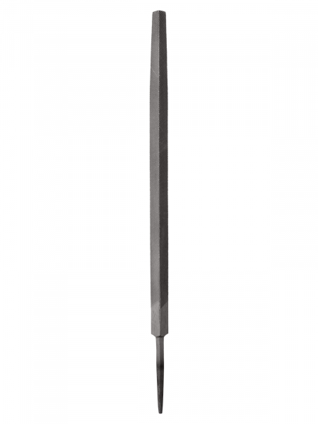 Напильник трехгранный длина 200 мм, №1, без рукоятки "Рубин" TDM