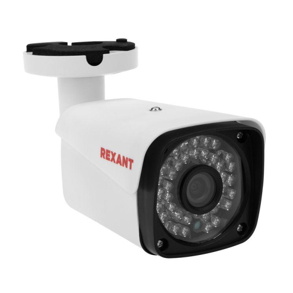 Камера цилиндрическая уличная AHD 5.0 Мп 2592х1944 объектив 3.6мм ИК до 30м Rexant 45-0140