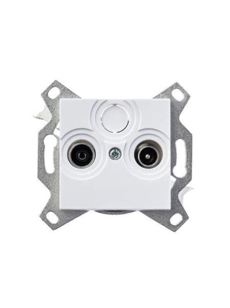 Розетка TV-R Levit оконечная бел. ABB 2CHH083503A6003