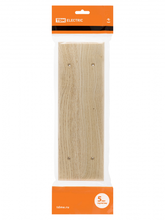 Накладка на бревно деревянная универсальная НБУ 1Пх3 95х290 мм, сосна TDM