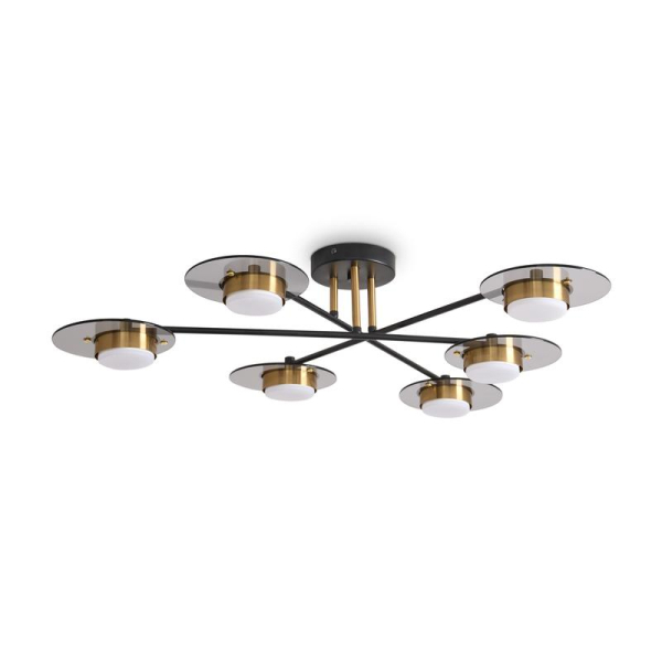 Светильник Moon 6х7Вт GX53 IP20 подвесной Freya FR5513PL-06BBZ