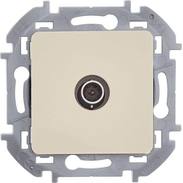 Розетка телевизионная TV Inspiria 2дБ 0-2400мГц с топологией "звезда" механизм сл. кость Leg 673851