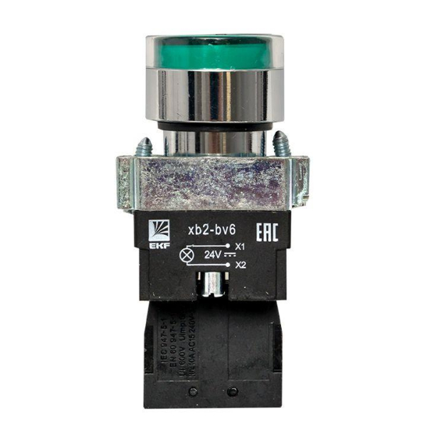 Кнопка BA31 с подстветкой 24В зел. NO PROxima EKF xb2-bw31-24
