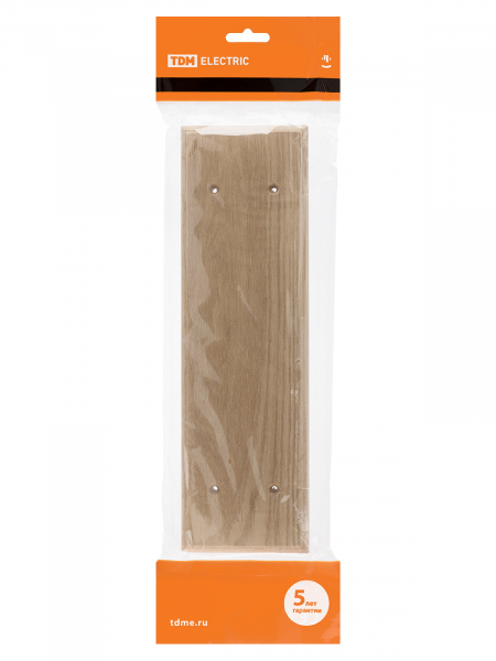 Накладка на бревно деревянная универсальная НБУ 1Пх4 260 мм, под покраску TDM
