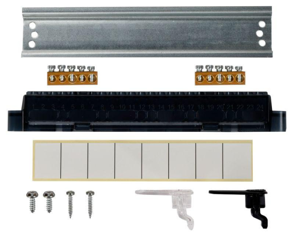 Корпус пластиковый ЩРВ-П-8 IP41 черн. прозр. дверь UNION Compact IEK UIC-KP12-V-08-41-K01