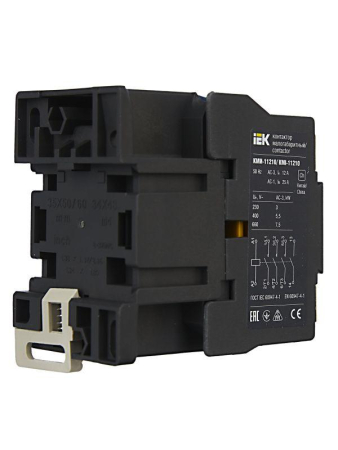 Контактор КМИ-11210 12А 24В/АС3 1НО IEK KKM11-012-024-10