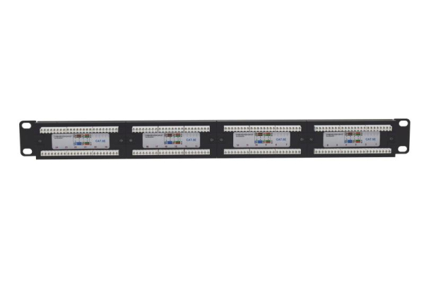 Патч-панель 19 1U кат.5E неэкранир. 24 порта RJ45 Dual IDC TOKOV ELECTRIC TKE-PP-5E-1U-24P-UTP