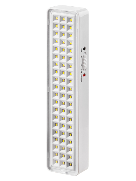 Светильник светодиодный аккумуляторный СБА 60 LED, DC, Li-ion 3,7 В 1,5 А*ч, 3-5 ч,пластик, Народный