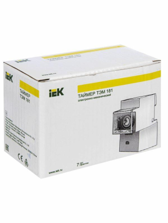 Таймер аналоговый ТЭМ-181 16А 230В на DIN-рейку IEK MTA20-16