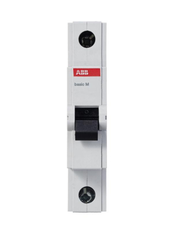 Выключатель автоматический модульный 1п C 10А 4.5кА Basic M BMS411C10 ABB 2CDS641041R0104
