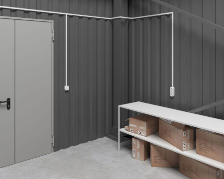 Выключатель 2-кл. ОП Quteo 10А IP20 10AX бел. Leg 782202