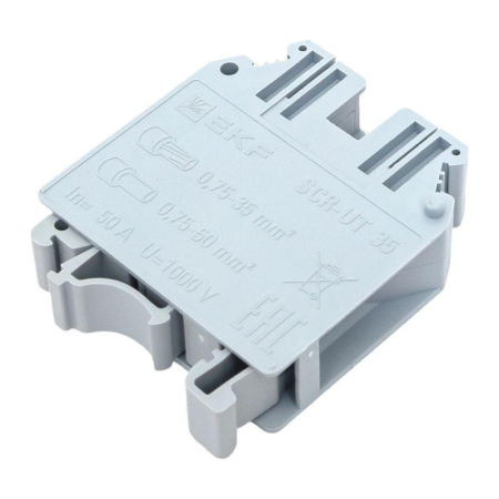 Колодка клеммная винтовая 35 UT сер. EKF scr-ut-35-g