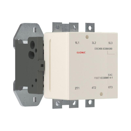 Контактор магнитный DSC400-3C00A380 400А 200кВт (AC3) 380В AC DKC DSC400-3C00A380