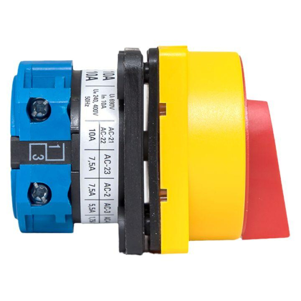 Переключатель кулачковый ПК-1-21 10А 1п "1-0-2" с блокировкой IP65 PROxima EKF pk-1-21-10-a65