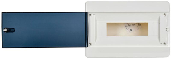 Корпус пластиковый ЩРВ-П-12 IP41 черн. прозр. дверь UNION Compact IEK UIC-KP12-V-12-41-K01