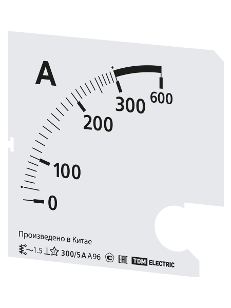 Шкала Ш96  300/5А-1,5 (для А96 Х/5А) TDM