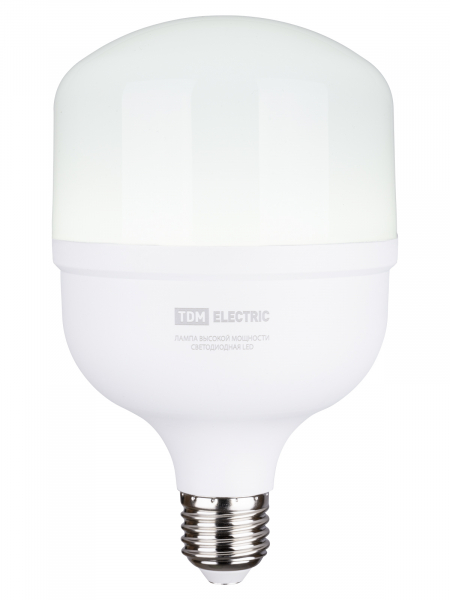 Лампа светодиодная T 30 Вт, 230 В, 6500 К, E27 (100x165 мм) TDM