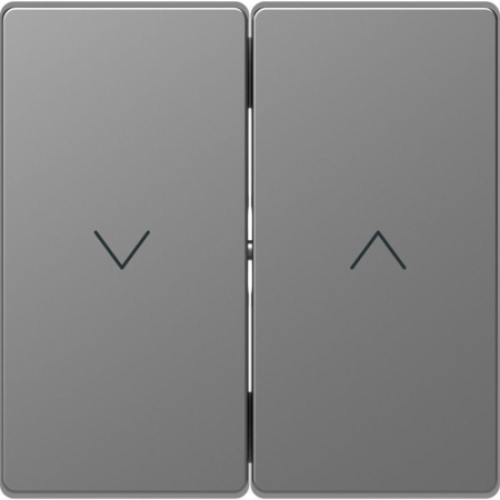 Клавиша-кнопка Merten D-Life для жалюзи SD нерж. сталь SchE MTN3855-6036