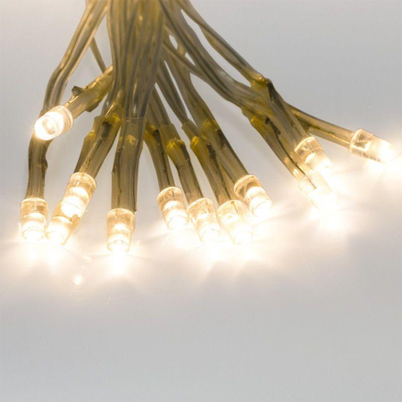 Гирлянда "Сеть" 1.5х1.5м 150LED тепл. бел. провод прозр. Neon-Night 215-126