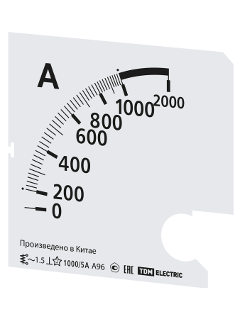 Шкала Ш96 1000/5А-1,5 (для А96 Х/5А) TDM