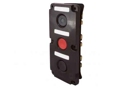ПКЕ 122-3 У2, красная и две черные кнопки, IP54 TDM