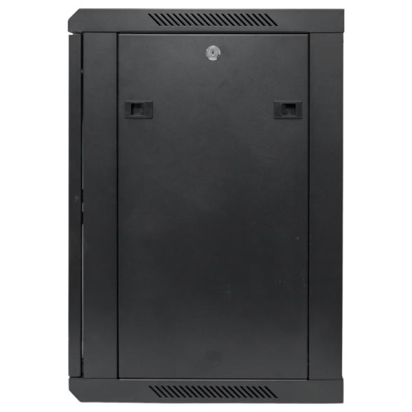 Шкаф настенный 19дюйм TERACOM PRO 12U 600600мм дверь стеклянная с замком-ручкой черн. EKF TRP-WLL-1266-40B