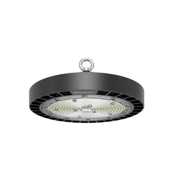 Светильник ДСП IB 10 S 100W M 850 BK LED Highbay D257xH111мм 100Вт 5000К IP65 подвес черн. Русский Свет 16091023045