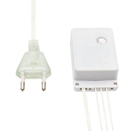 Гирлянда "Сеть" 1.5х1.5м 150LED тепл. бел. провод прозр. Neon-Night 215-126