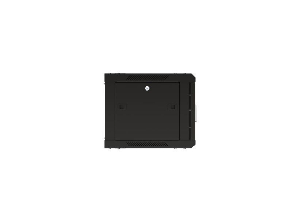 Шкаф настенный 19дюйм TERACOM PRO 6U 600х450мм дверь стеклянная с замком-ручкой черн. EKF TRP-WLL-0664-40B