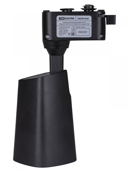 Светильник трековый однофазный LED TRL-02-015-NB 15 Вт, 24°, 4000 К, 90 Ra, черный, TDM