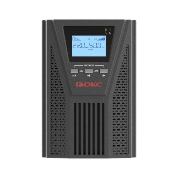 ИБП Онлайн для Small Tower 1000 ВА/900Вт 1/1 2xSchuko EPO USB RS-232 RJ45 без АКБ 7А.ч DKC SMALLT1A0PS