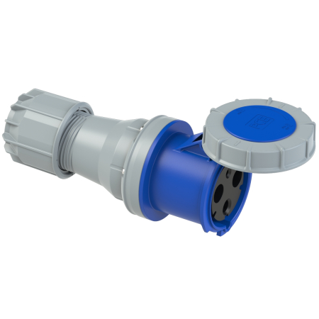 243-6 PCE Розетка кабельная 125А/230V/1P+N+E/IP67