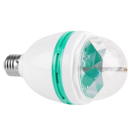 Лампа светодиодная "Диско" 3LED RGB 6Вт E27 220В 80х80х195мм NEON-NIGHT 601-253