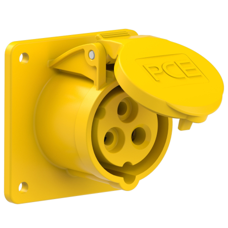 313-4TTf7 PCE Розетка встраиваемая 16А/110V/1P+N+E/IP44