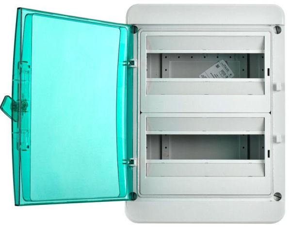 Корпус пластиковый КМПн-24 IP65 зел. прозр. дверь TEKFOR IEK TF5-KP72-N-24-65-K03-K06