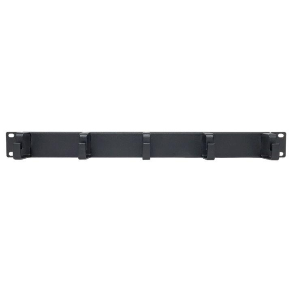 Органайзер кабельный TERACOM PRO 1U 5 колец черн. EKF TRP-1CO-5R-M-BK
