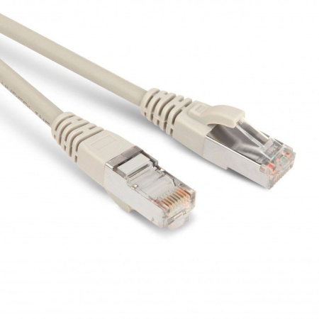 Патч-корд кат.5E F/UTP экранир. LSZH PC-LPM-STP-RJ45-RJ45-C5e-1M-LSZH-GY 1м сер. Hyperline 42308