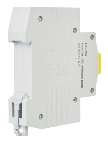 Лампа сигнальная ЛС-47М желт. IEK MLS20-230-K05
